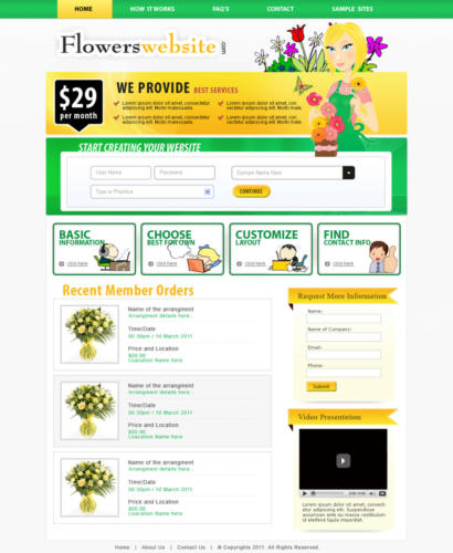 flowering website B